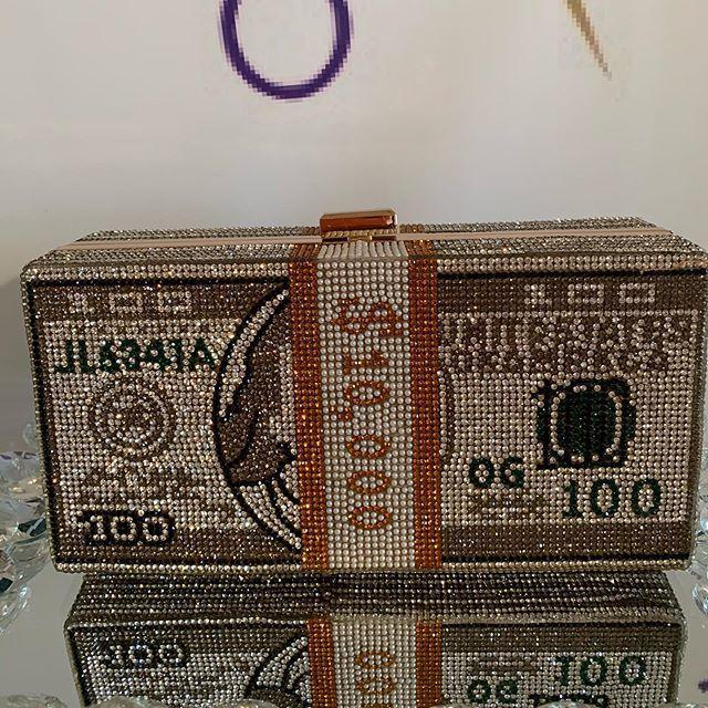 Diamond Money Clutch